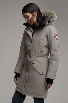 Chamarras Canada Goose Mujer México - Ellesmere Abrigos Beige RQ4708925